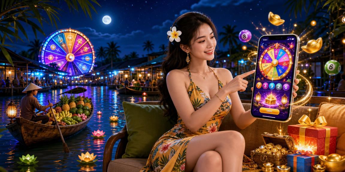 Người dùng vùng Mekong trải nghiệm roulette và theo dõi tiền thưởng trên thiết bị di động